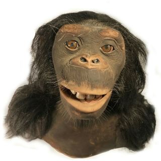 Wowwee Alive Sharper Image Robotic Chimpanzee Head With Remote