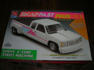 Rare Amt 1993 Chevrolet C3500 Extended Cab Dually Street Machine - 1/25th 93