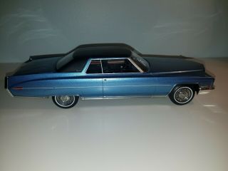 Bos Best Of Show 1972 Cadillac Coupe De Ville In Blue 1:18 Scale Diecast Bos139