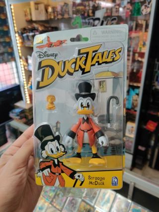 Disney Duck Tales Uncle Scrooge Mcduck Action Figure Phatmojo 2018