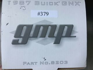 GMP 1987 Buick Grand National GNX 1:24 GOLD PLATE CAR 379,  Part 8203 6