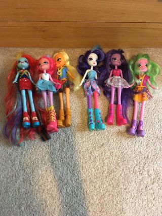 My Little Pony Equestria Girl Dolls - Set Of 6 - 9 " Tall