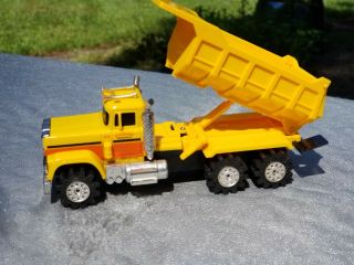 Schaper Stomper Mack Dump Truck Heavy Hauler Semi - Yellow 42