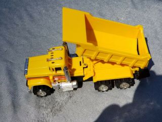 SCHAPER STOMPER MACK Dump Truck Heavy Hauler Semi - Yellow 42 2