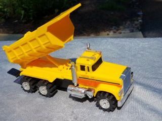 SCHAPER STOMPER MACK Dump Truck Heavy Hauler Semi - Yellow 42 3