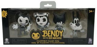 Bendy And The Ink Machine 4pc Collectible Figure Pack Series 1
