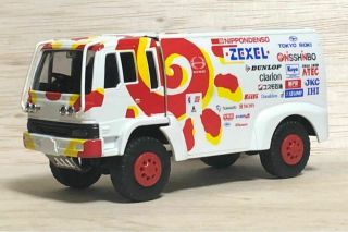 Have M - Tech Mtech 1 43 Hino Ranger Camion Rally Car Dakar Cruising White Out Of