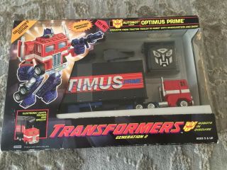Transformers G2 Optimus Prime 1992 Vintage Misb