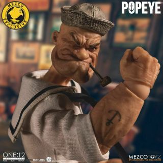 Mezco One:12 Collective Popeye Deluxe Sailor Edition Action Figure