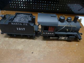 Lgb 2 - 4 - 0 Santa Fe Steam 1217