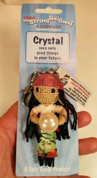 Kamibashi Crystal Fortune Teller The String Doll Gang Keychain Clip