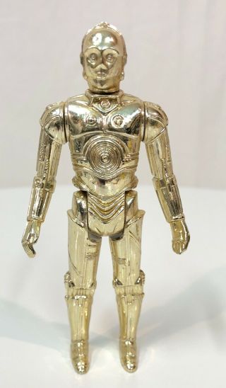 Vintage Star Wars C - 3po Kenner 1977 Complete Gold And Tight