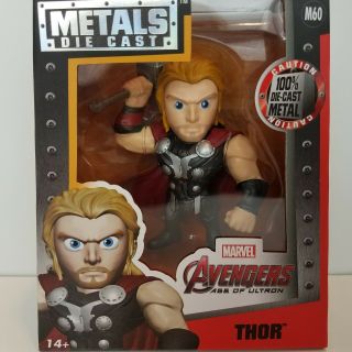 Marvel Avengers Age Of Ultron Thor Metals Die Cast M60 4 " Figure