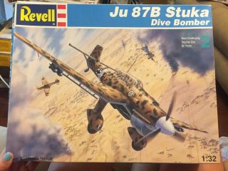 1/32 Revell Monogram Wwii Dak German Stuka Ju 87b Dive Bomber 4661 Parts