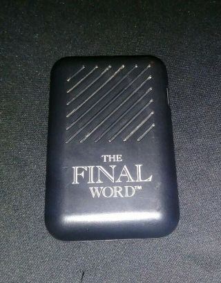The Final Word Banning Rated G Talking Voice Toy G - Rated 1990 Aa Battery Gag Fun