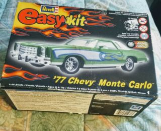 Revell Easy Kit Snap Tite 1/25 Scale 1977 Chevrolet Monte Carlo 85 - 1933 EUC 3