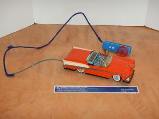 Vintage Tin Litho Battery Operated Ford Convertible,  Japan,  Repair,  Parts