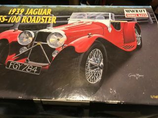 1939 Jaguar Ss - 100 Roadster Mini - Craft Model Kits 1/16 Scale