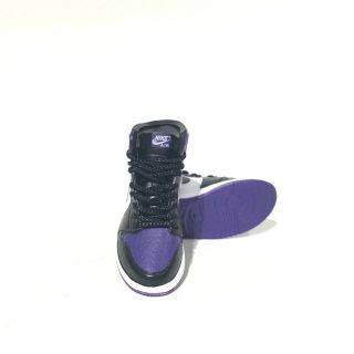 madxo 3D mini sneaker AIR JORDAN 1 Court Purple 1:6 action figure nike M05 - 57 3