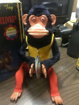 Vintage Multi - Action Jolly Chimp No.  H201 with Box 2