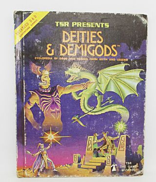1980 Deities And Demigods Advanced Dungeons And Dragons Ad&d 144 Page Cthulu