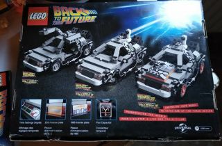 Lego 21103 Back to the Future DeLorean Time Machine w/ Box Instructions 2
