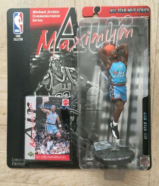 1999 Mattel Nba Air Maximum Michael Jordan Action Figure 1988 All - Star Mvp