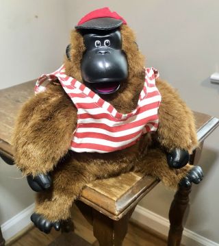 Vintage Macarena Stuffed Plush Monkey - Gorilla Singing & Dancing To 