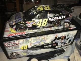 2009 Jimmie Johnson Lowes Kobalt Dover Win Raced Version 1/24 Action Diecast
