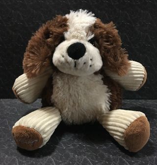 Scentsy Buddy Baby Patch Brown White Puppy Dog With Honeymoon Scent Pack 8 "