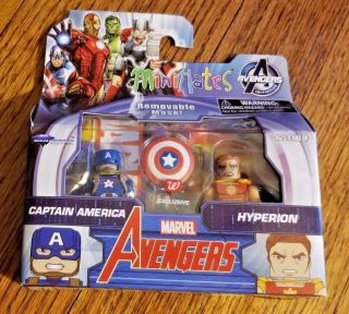 Marvel Minimates Walgreens Wave 3 Avengers Captain America & Hyperion