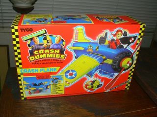 1992 Tyco Incredible Crash Dummies Crash Plane Misb