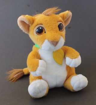 Disney Lion King Talking Baby Simba Cub Plush Mattel 1993