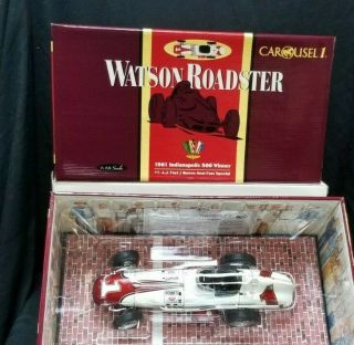 Carousel 1 Watson Roadster 4401 A.  J.  Foyt Bowes Seal Fast Special 1961 Winner