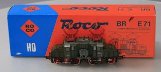 Roco 04196a Ho Scale Br E71 Electric Locomotive E7133 Ex/box