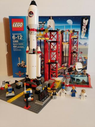 Lego City Space Center 3368 Complete W/ Box,  Manuals And Poster