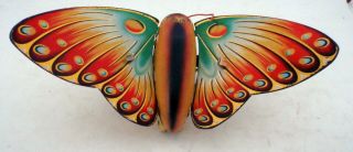 CHINA Shanghai MS 504 somersaulting Butterfly wind - up tin toy - 2