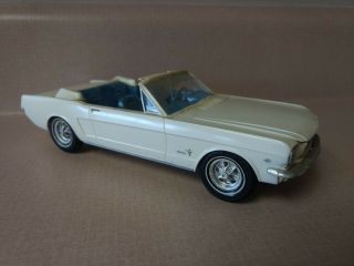 1966 Amt? White Ford Mustang Promo Model Car Convertible Estate