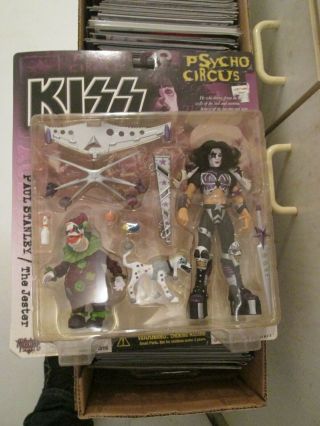 Kiss Psycho Circus Paul Stanley Mcfarlane Toys Action Figure Clown Starchild