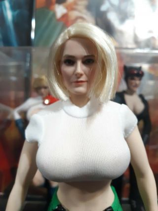 Jiaoudoll Custom Sexy Abbey Chase Danger Girl (phicen Syle) 1/6 Female Figure☆☆