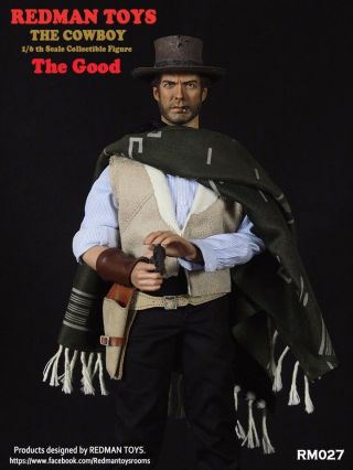 1/6 Scale Collectible Figure Redman Toys Clint Eastwood Cowboy The Good Iminime