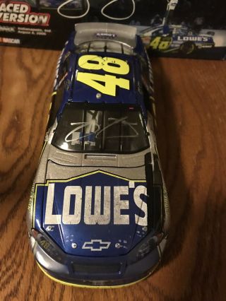 Jimmie Johnson Autographed 2006 Brickyard Raced Win (first Indy Win)