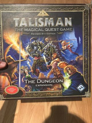 Ffg Talisman Revised 4th Ed Dungeon Expansion,  Complete Expansion Ex Oop