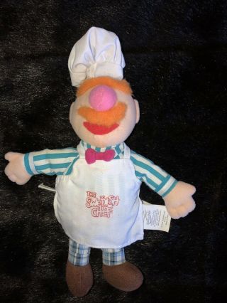 Jim Henson Muppets Swedish Chef Plush Stuffed Doll By Sababa Toy 2004 Rare