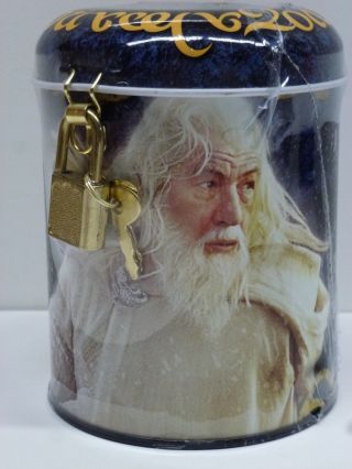 Lord Of The Rings Gandalf The White Metal Bank W/key By Playworks