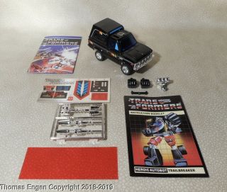 Vintage Transformers G1 Trailbreaker 
