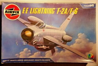 Airfix 1:48 Ee Lightning F2a/f - 6 British Fighter Plastic Model Incomplete Read