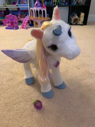 Furreal Friends Starlily My Magical Unicorn Pet Star Lily White Horse Wings App