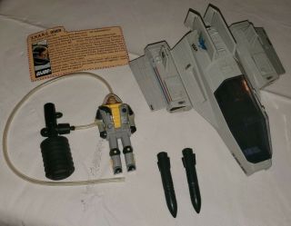 Gi Joe S.  H.  A.  R.  C.  Diver With Deep Six And Accessories With File Card 1984 Sharc
