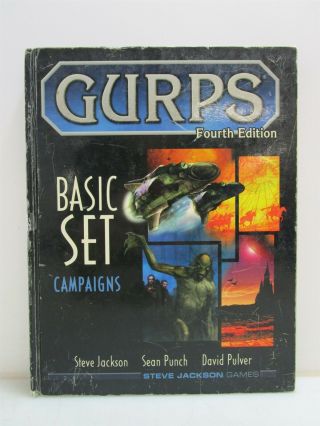 Gurps 4th Edition Basic Set Campaigns Rpg Supplemental Book Steve Jackson Games